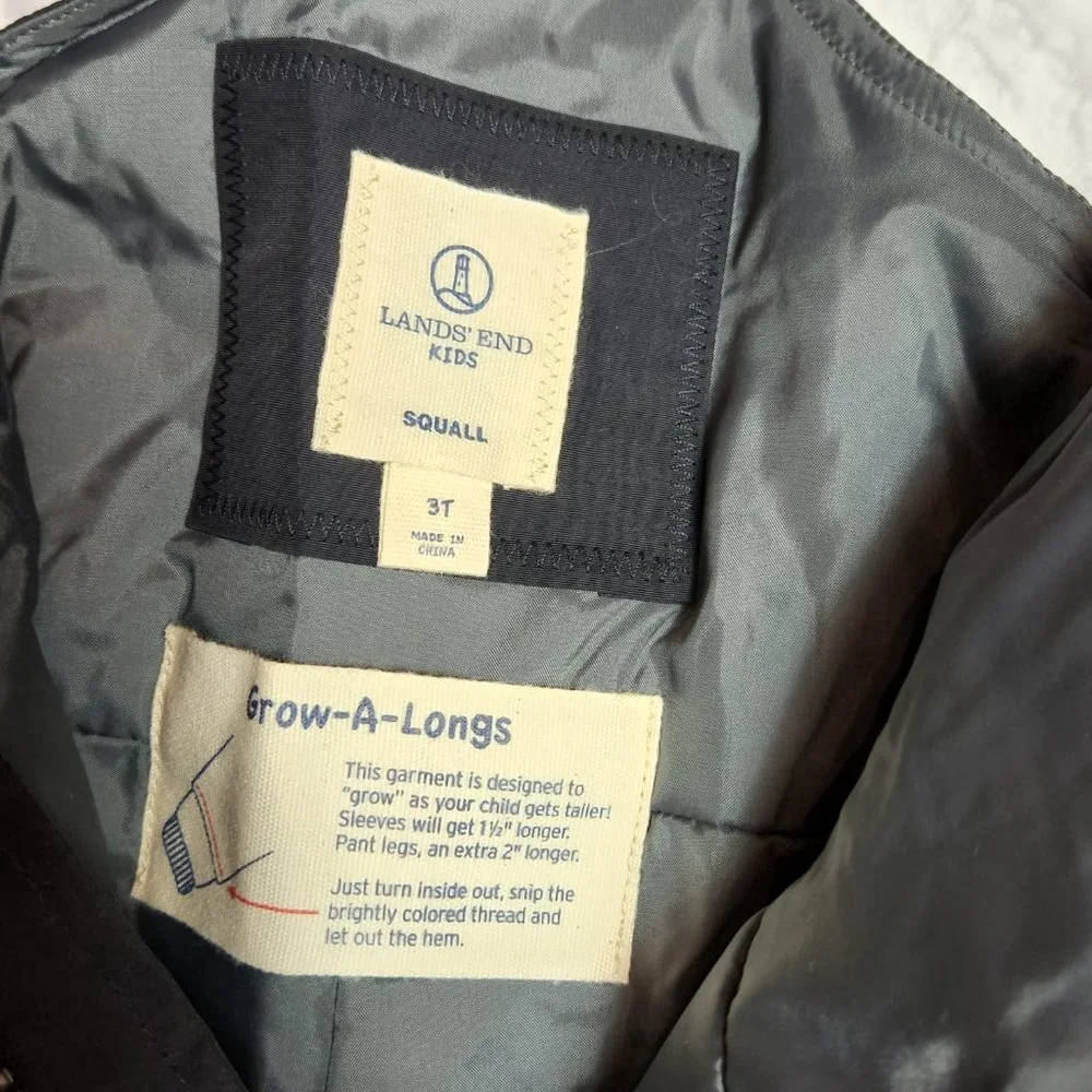 New Unisex 3T Waterproof Squall Snow Bib Black Grow a Long - Picture 8 of 14